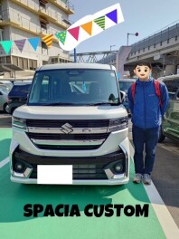 スペーシアカスタム納車いたしました！